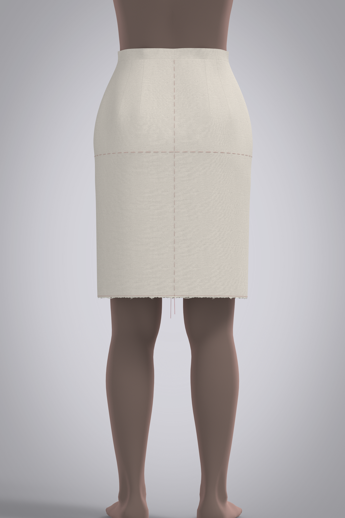 Pencil skirt store dress 3d