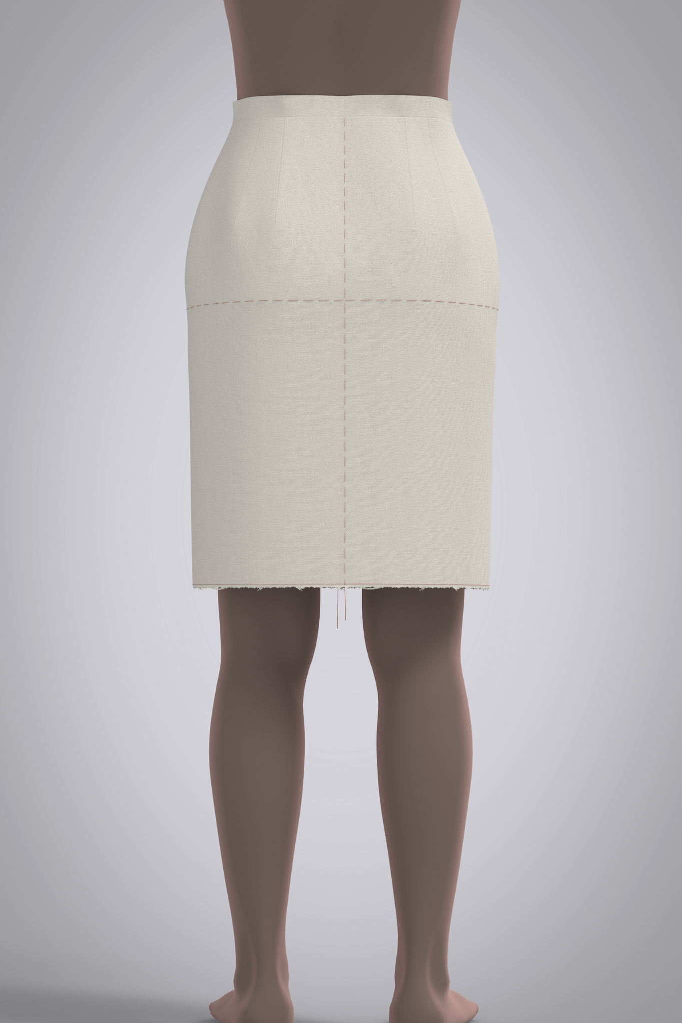 Gray skirt shop 3d